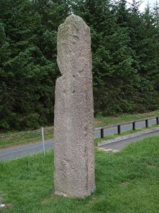 Maiden Stone, geworfen vom Teufel persönlich...