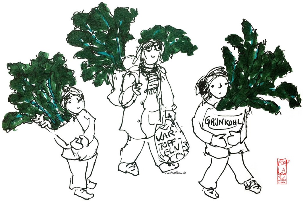 Tage des Grünkohls // เทศกาลเก็บผักเคล