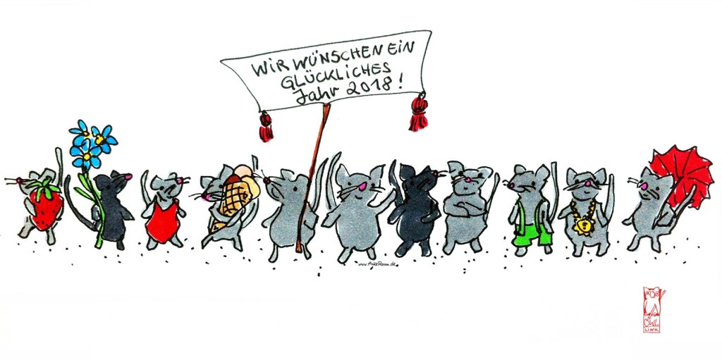 Mäusegrüße / สวัสดีปีใหม่สไตล์หนูๆ