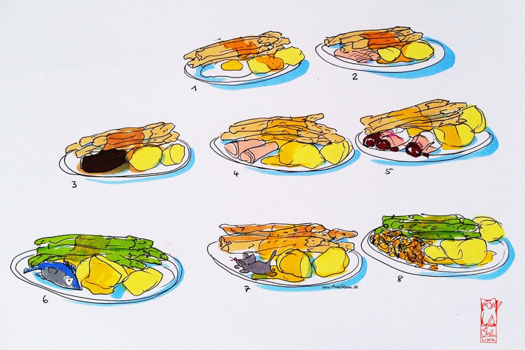 Spargeltage / เมนูหน่อไม้ฝรั่งประจำวัน