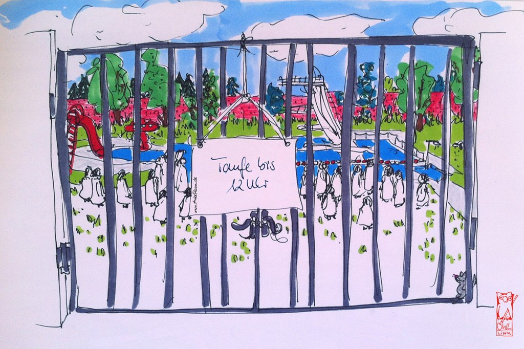 วันอาทิตย์สระว่ายน้ำปิด/Schwimmbad am Sonntag&nbsp;geschlossen