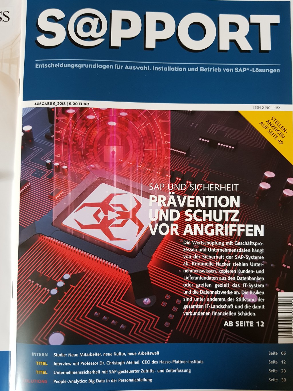 Out Now: S@PPORT&nbsp;9/2018